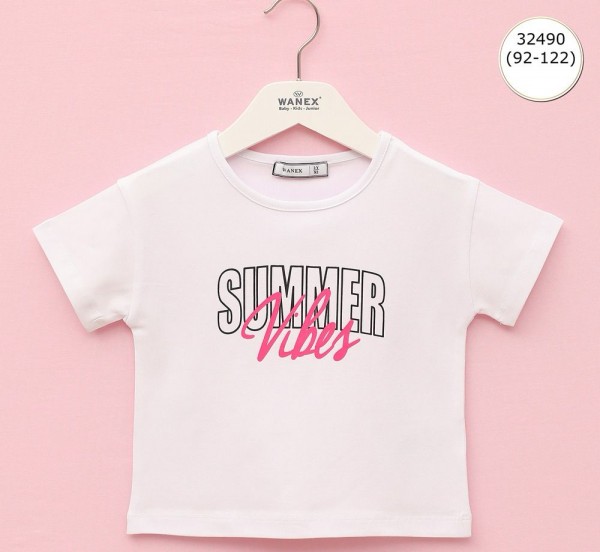 Футболка Для Девочки Wanex (2-3-4-5-6-7лет) 