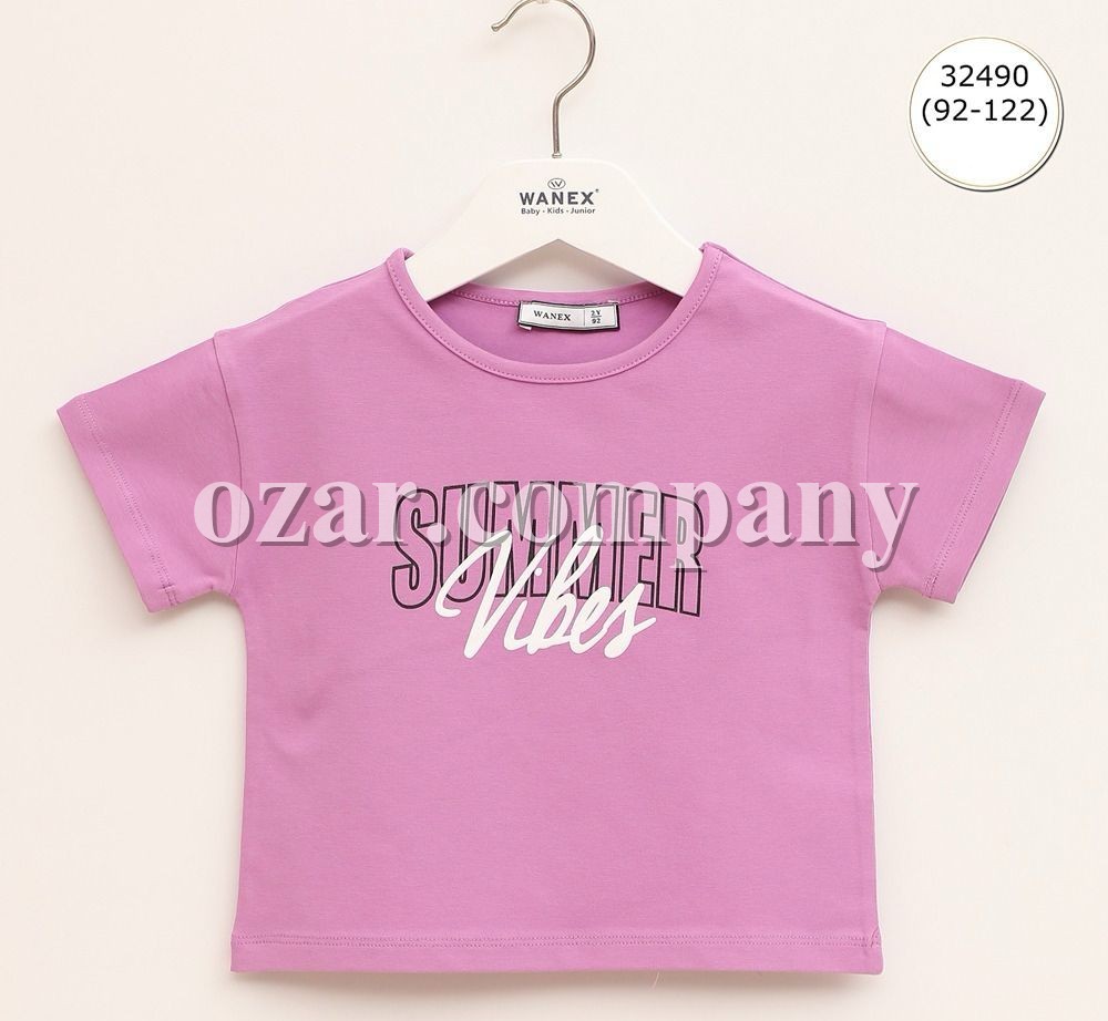 Футболка Для Девочки Wanex (2-3-4-5-6-7лет) 