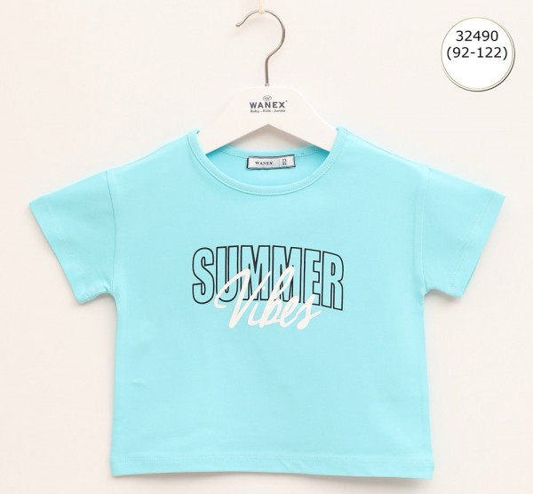 Футболка Для Девочки Wanex (2-3-4-5-6-7лет) 