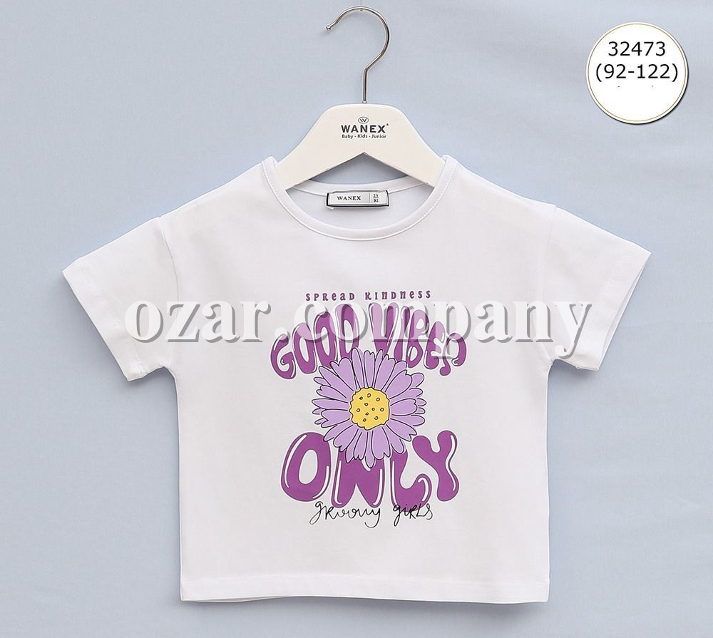 Футболка Для Девочки Wanex (2-3-4-5-6-7лет) 