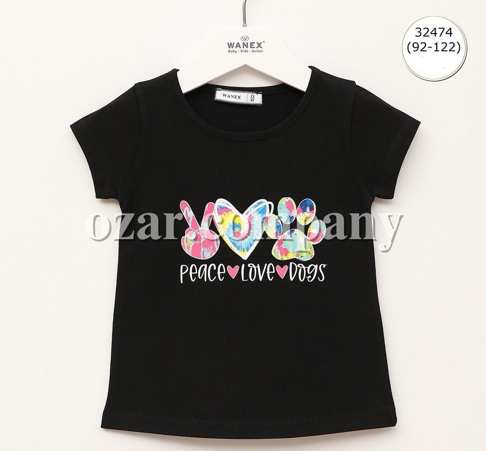 Футболка Для Девочки Wanex (2-3-4-5-6-7лет) 