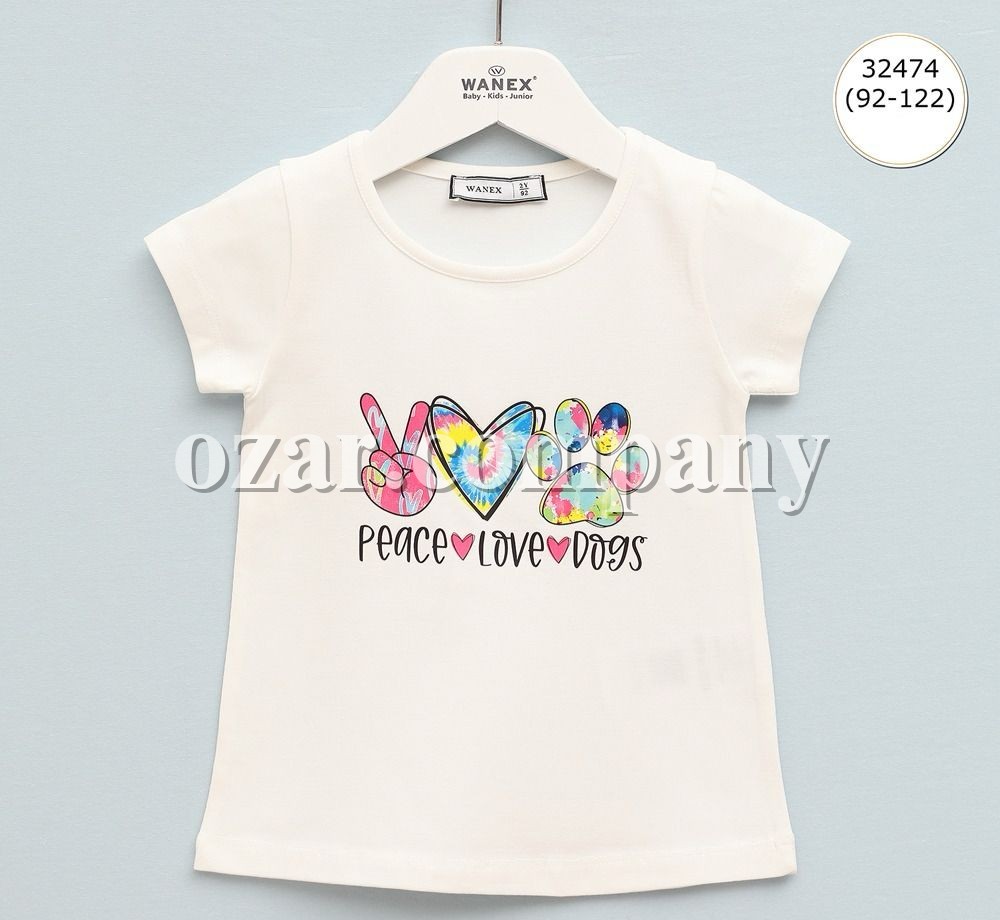 Футболка Для Девочки Wanex (2-3-4-5-6-7лет) 