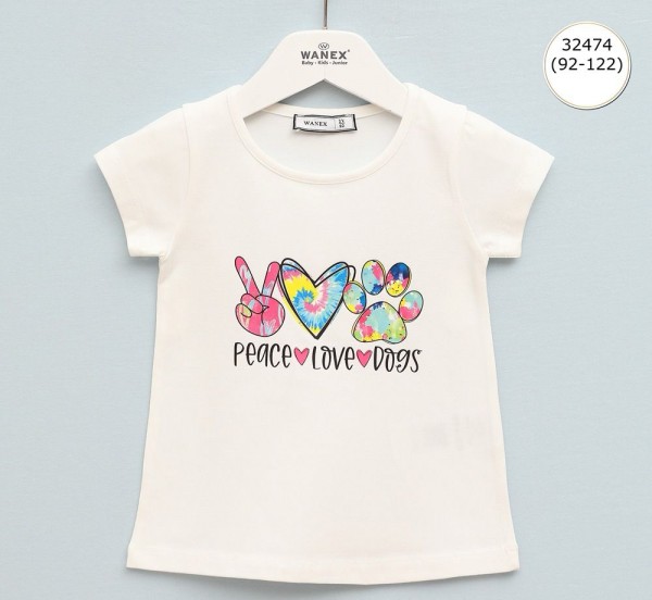 Футболка Для Девочки Wanex (2-3-4-5-6-7лет) 