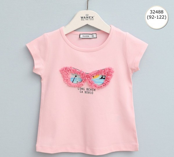Футболка Для Девочки Wanex (2-3-4-5-6-7лет) 