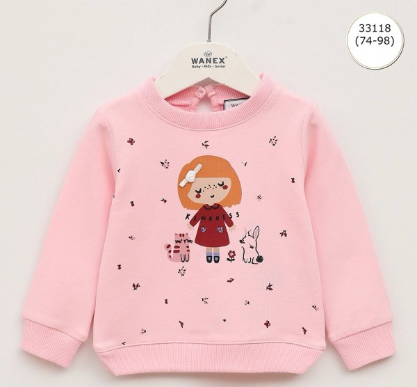 Свитшот Для Девочки Wanex (9м.-1-1.5-2-3лет) 