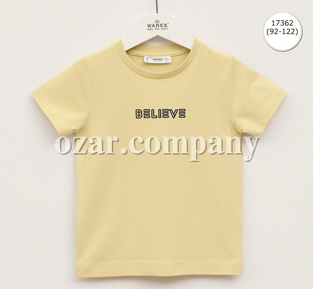 Футболка Для Мальчика Wanex (2-3-4-5-6-7лет) 