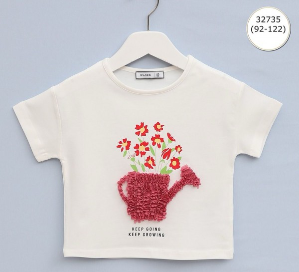 Футболка Для Девочки Wanex (2-3-4-5-6-7лет) 