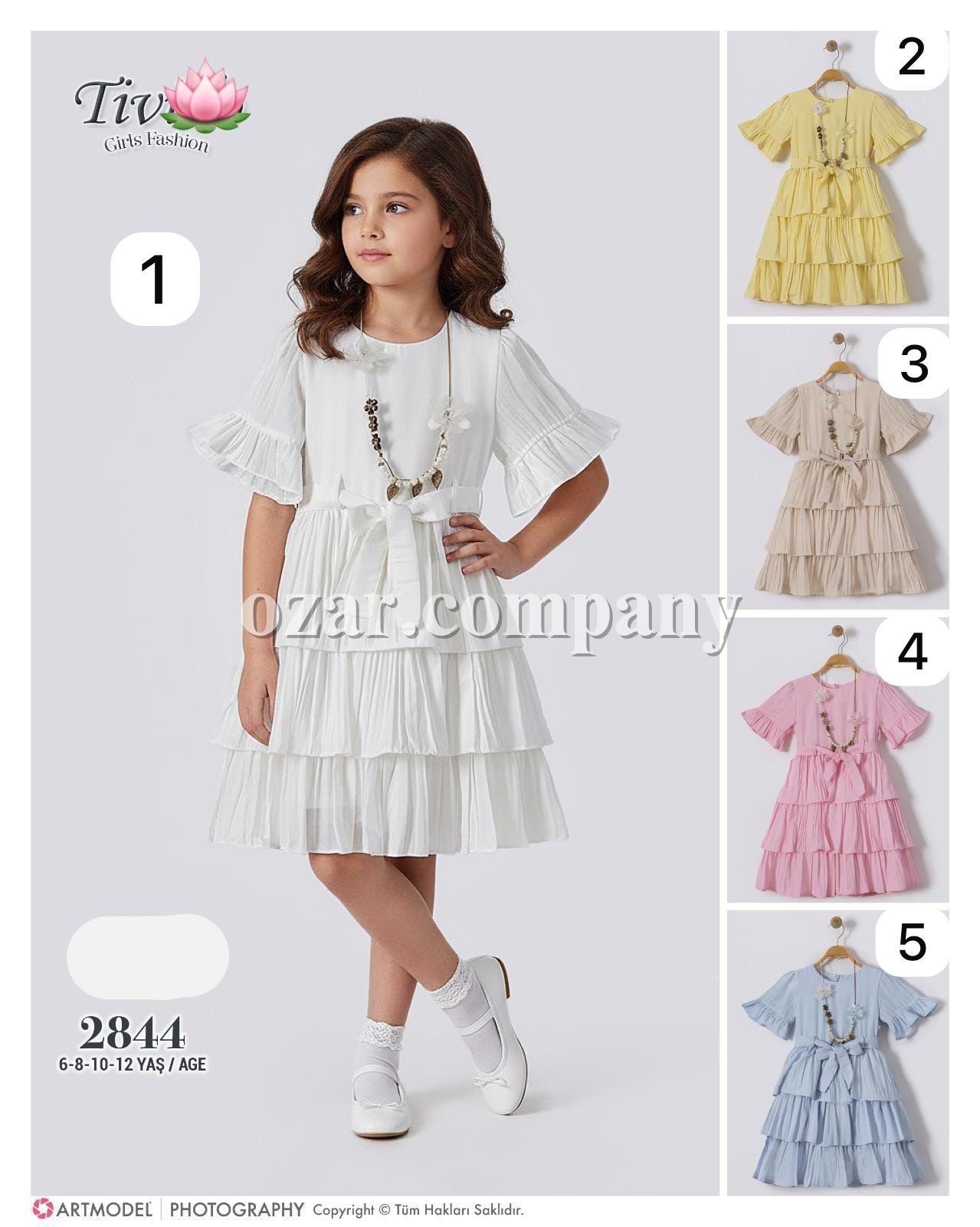 Платье Для Девочки Tivido (6-8-10-12лет)