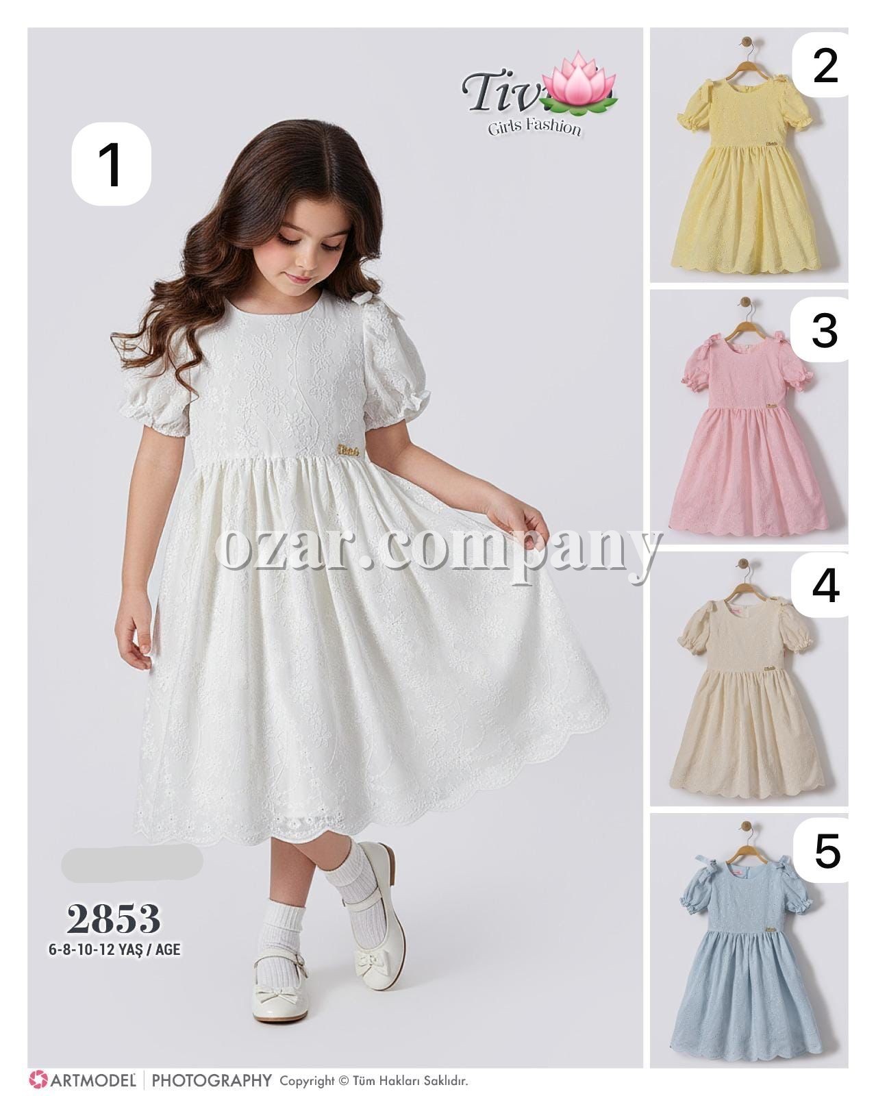 Платье Для Девочки Tivido (6-8-10-12лет)