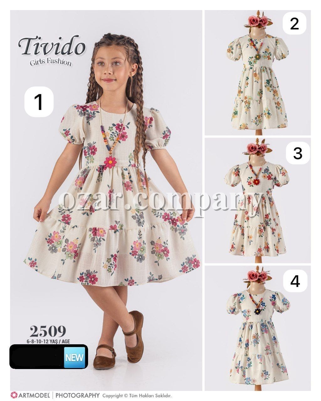 Платье Для Девочки Tivido (6-8-10-12лет)