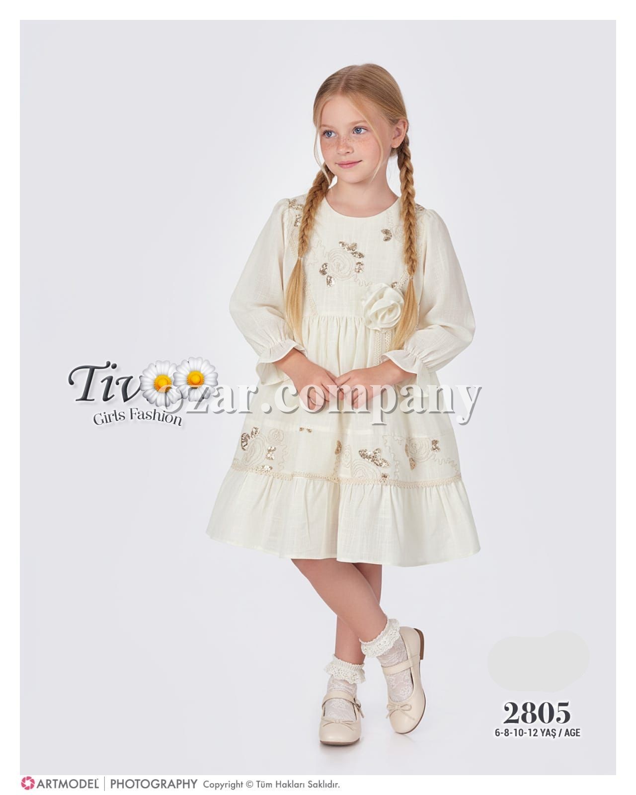 Платье Для Девочки Tivido (6-8-10-12лет)