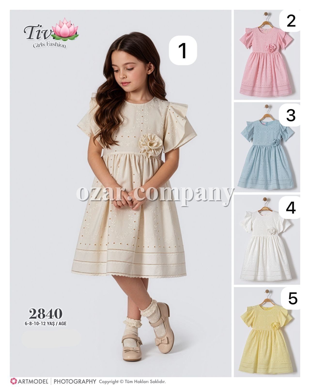 Платье Для Девочки Tivido (6-8-10-12лет)