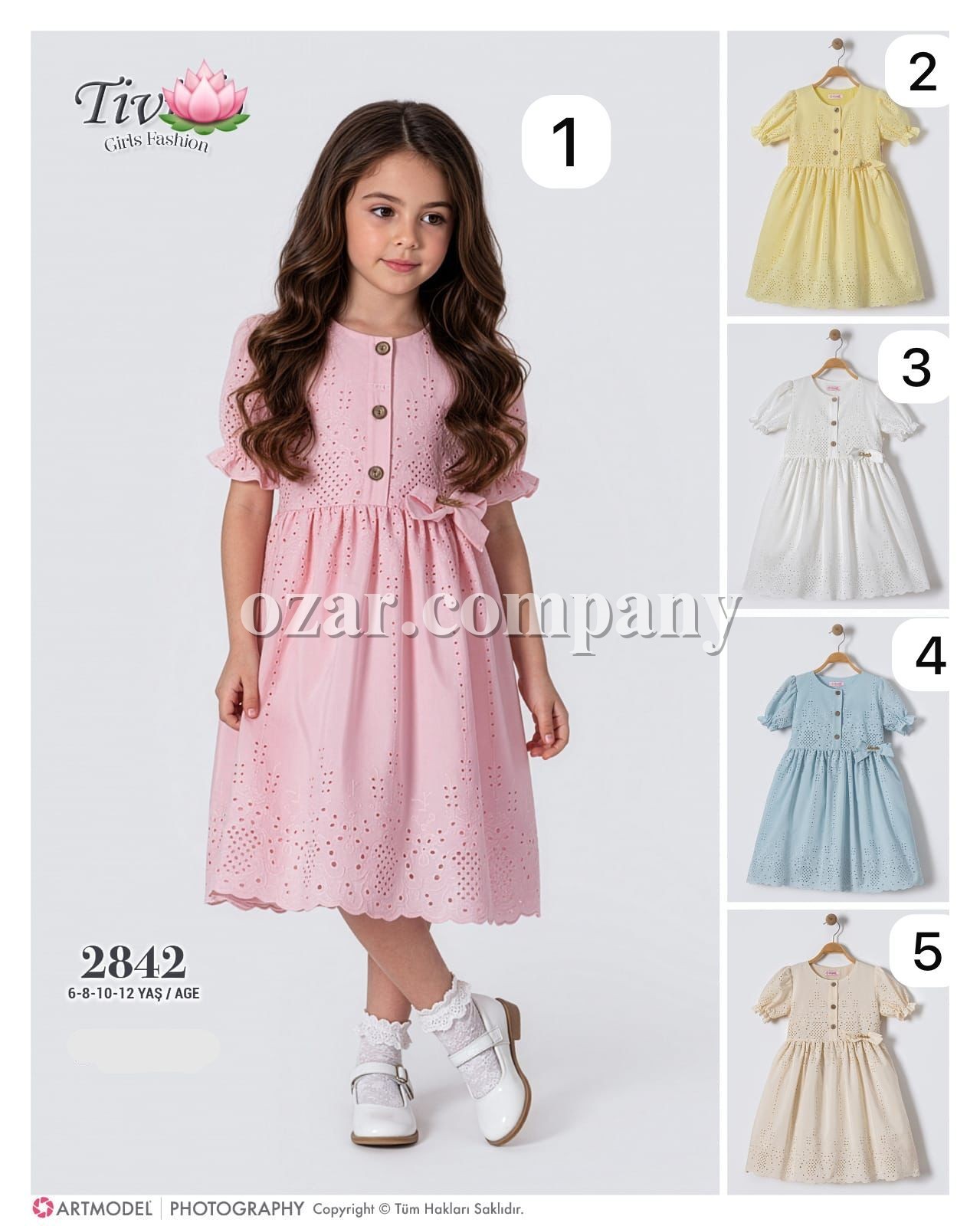 Платье Для Девочки Tivido (6-8-10-12лет)
