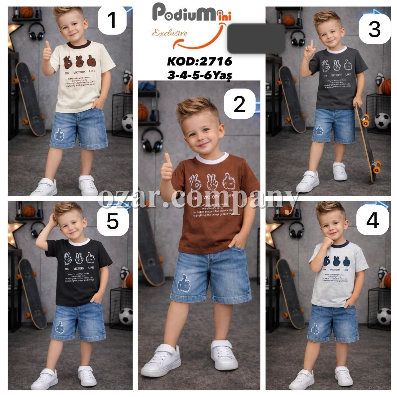 Костюм Для Мальчика PodiuMini (3-4-5-6лет) 