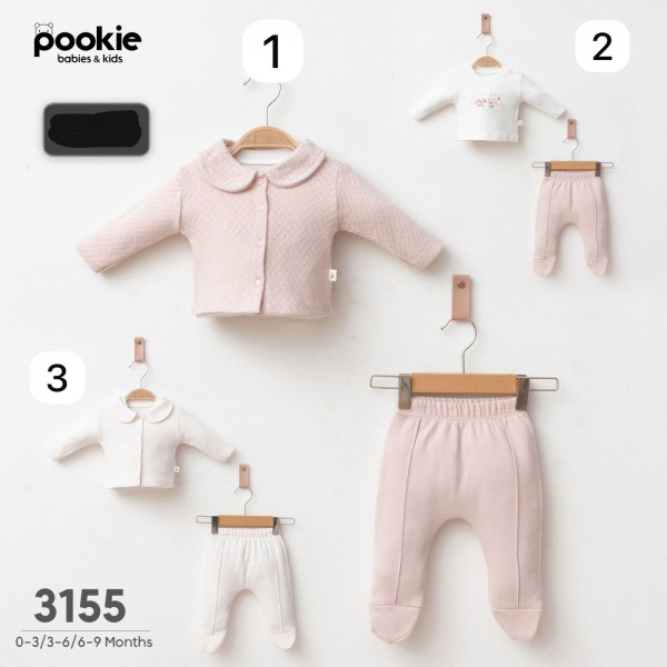 Костюм Тройка Для Девочки Pookie (0-3/3-6/6-9мес.)