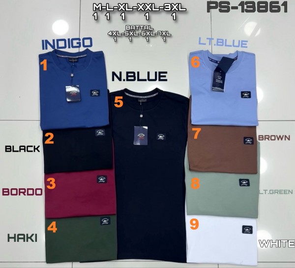 Мужская Футболка Paul&Shark (Большие размеры) 