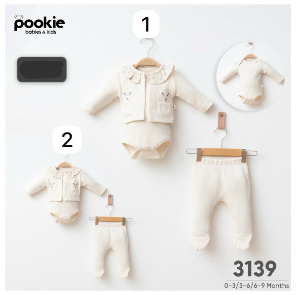 Комплект Для Девочки Pookie (0-3/3-6/6-9мес.)