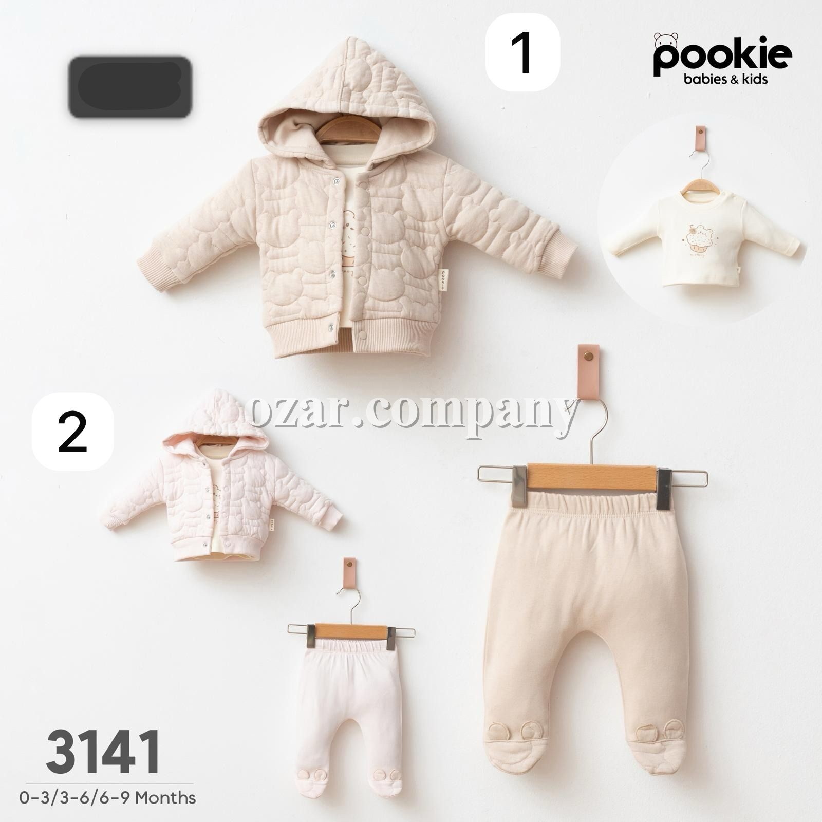 Комплект Для Девочки Pookie (0-3/3-6/6-9мес.)