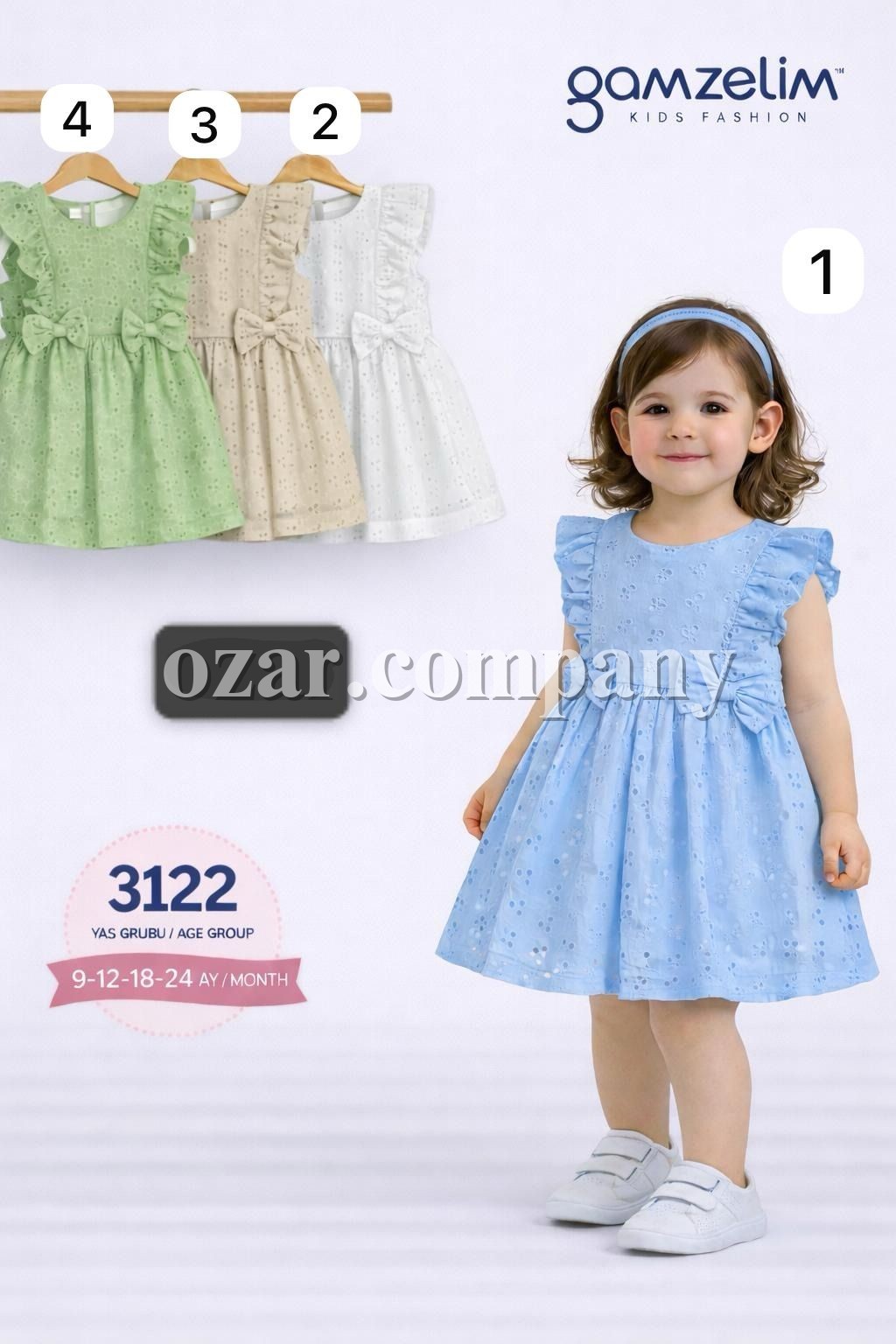 Платье Для Девочки Gamzelim (9-12-18-24мес.)