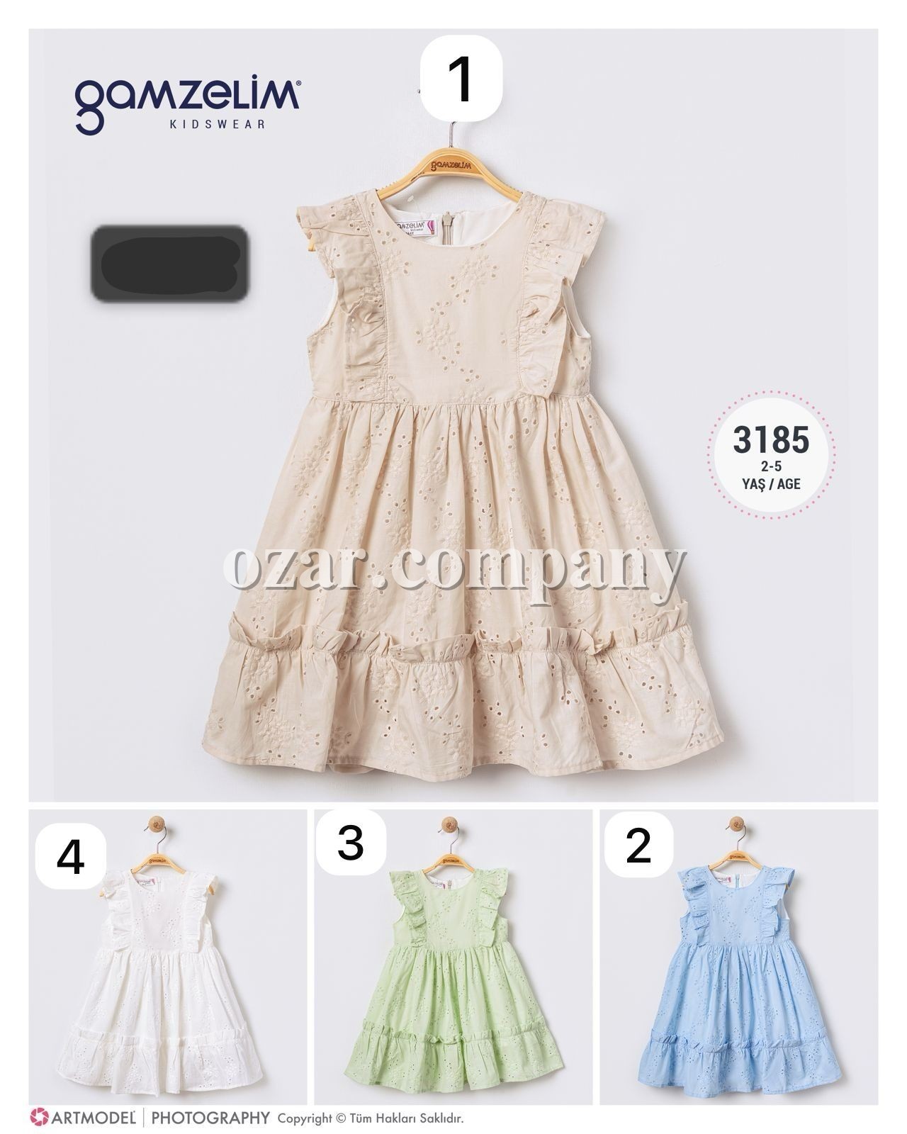 Платье Для Девочки Gamzelim (2-3-4-5лет)