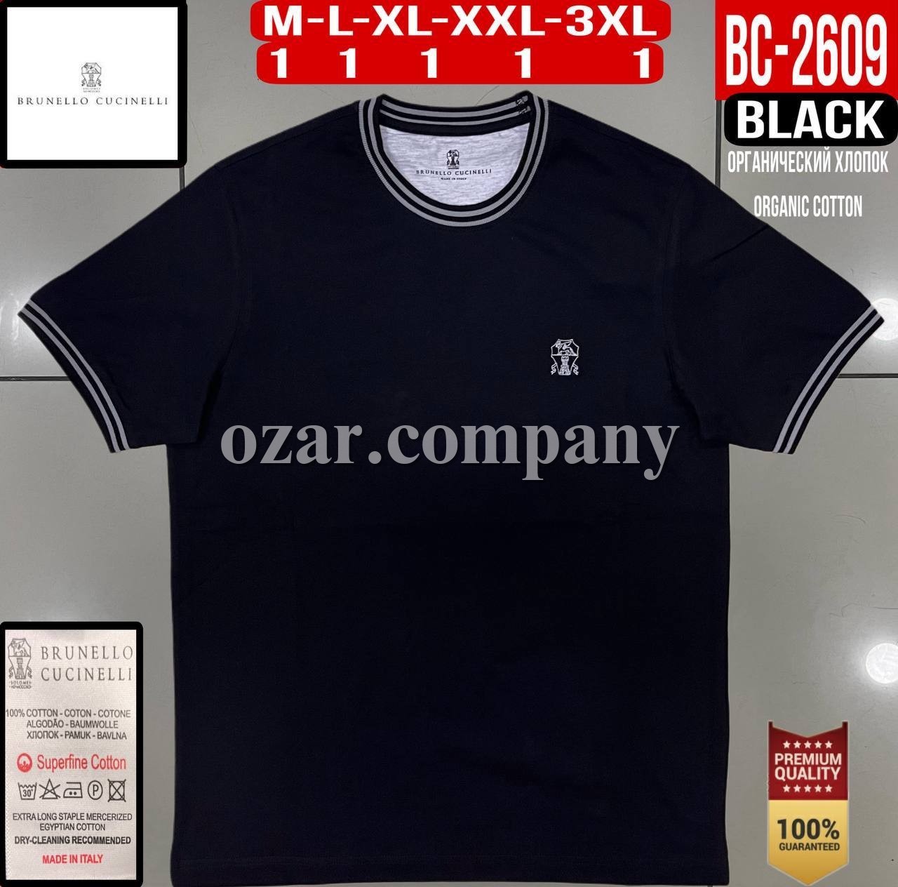 Мужская Футболка Brunello Cucinelli 