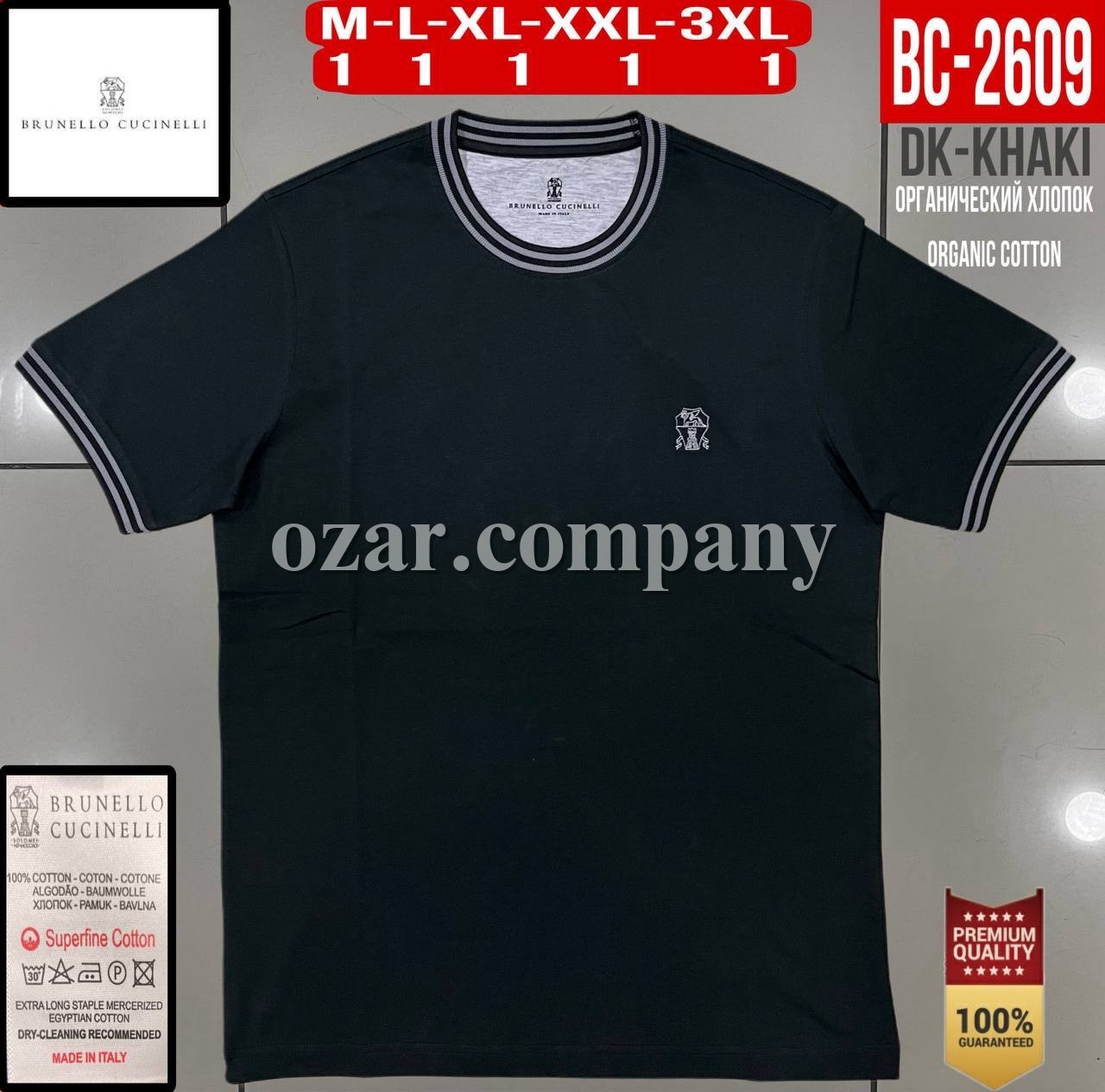 Мужская Футболка Brunello Cucinelli 