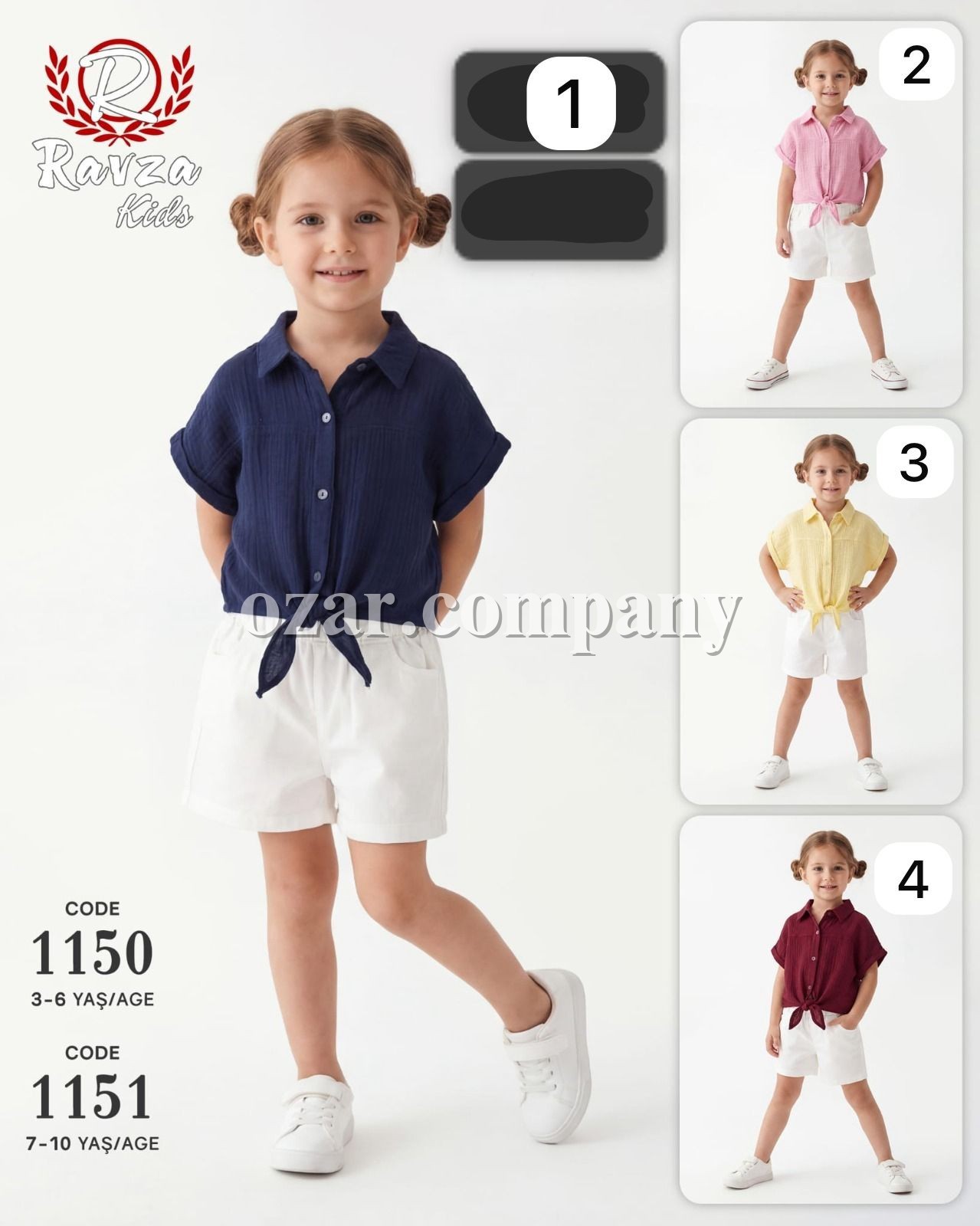 Костюм Для Девочки Ravza Kids (3-4-5-6лет) 