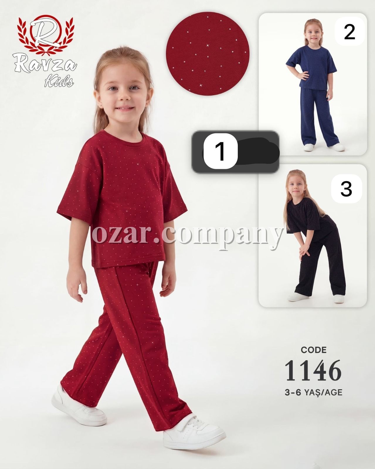 Костюм Для Девочки Ravza Kids (3-4-5-6лет) 