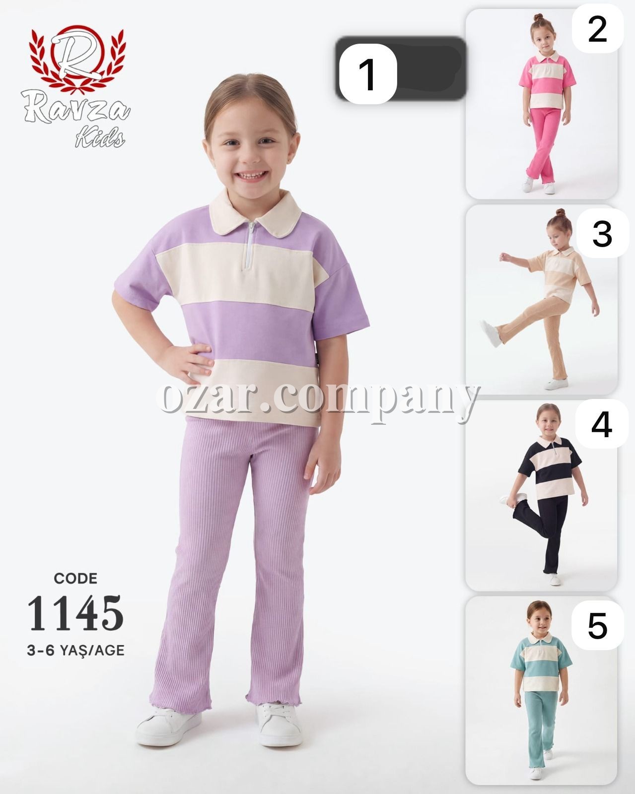 Костюм Для Девочки Ravza Kids (3-4-5-6лет) 