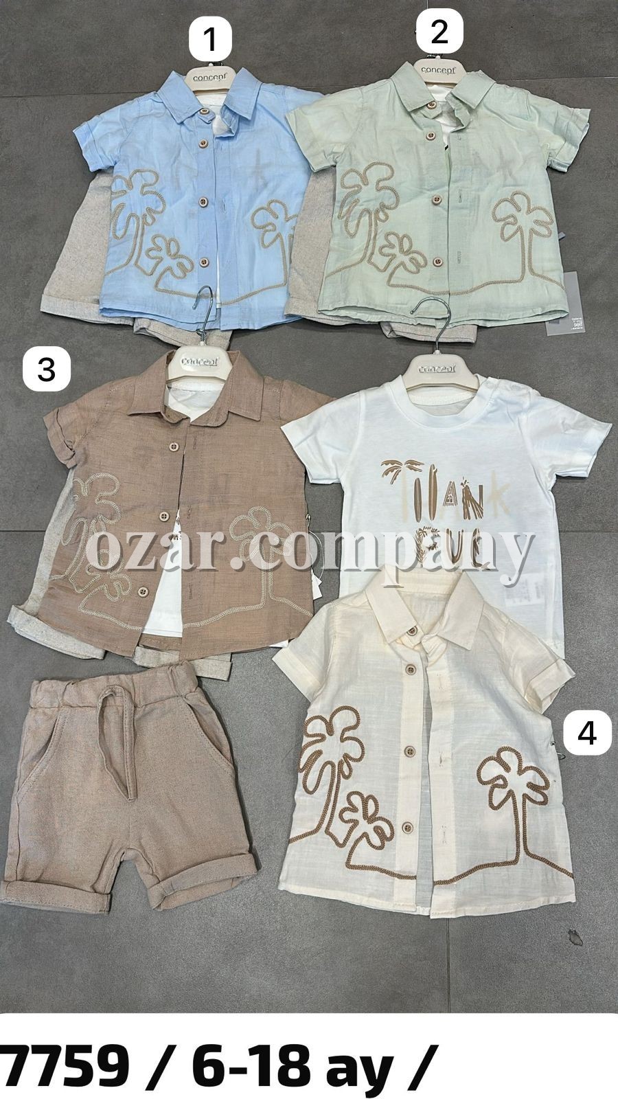 Костюм Тройка Для Мальчика Concept (6-9-12-18мес.)