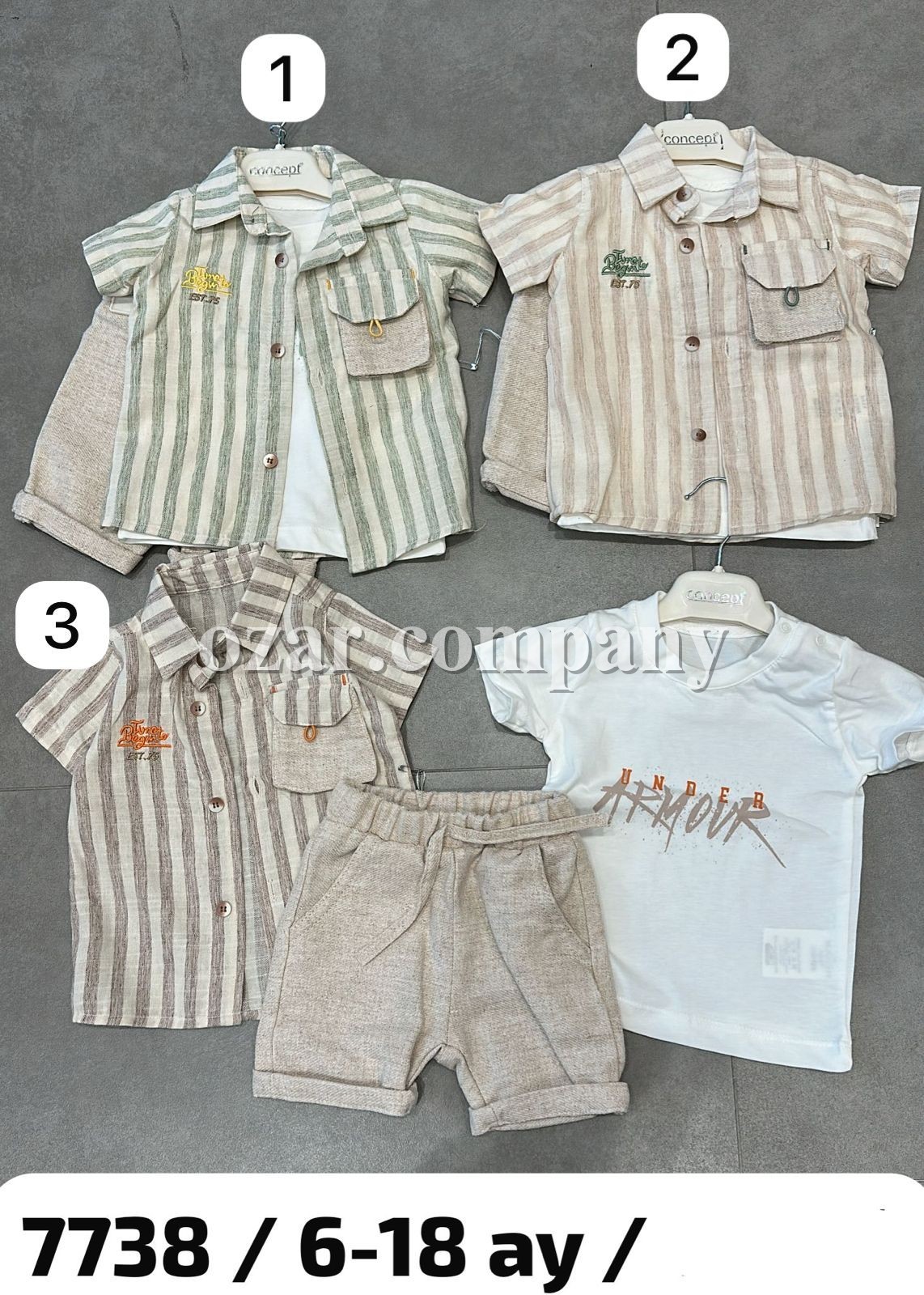 Костюм Тройка Для Мальчика Concept (6-9-12-18мес.)