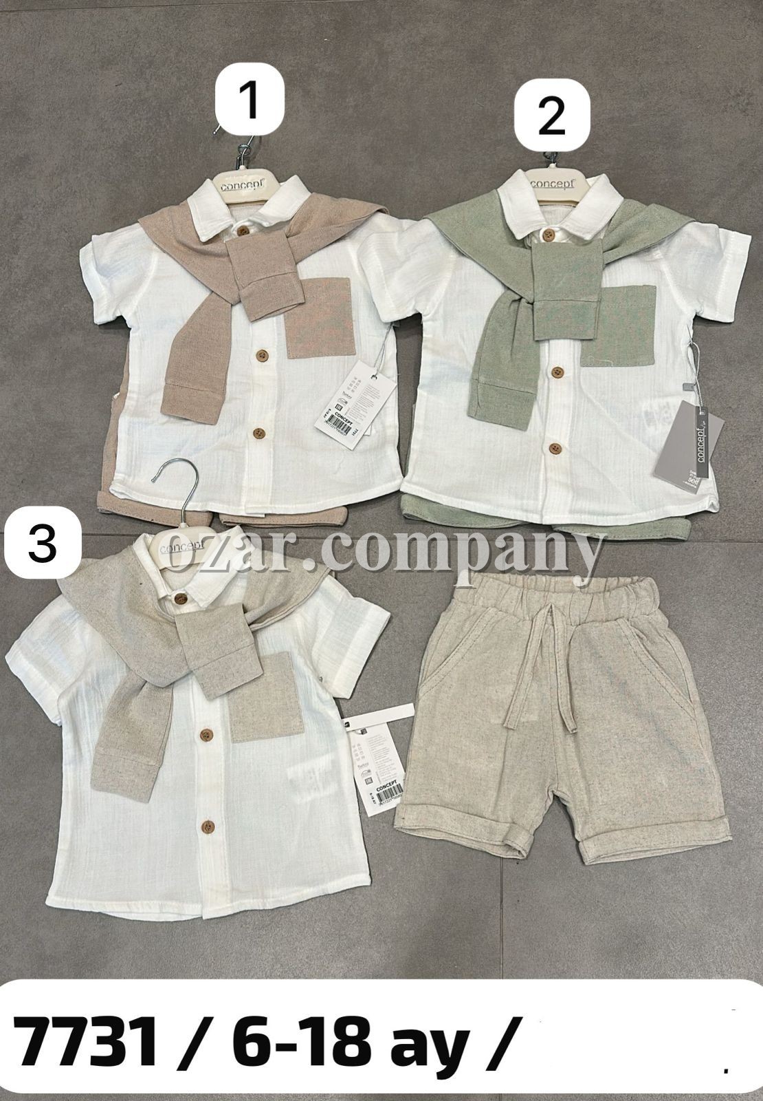 Костюм Тройка Для Мальчика Concept (6-9-12-18мес.)