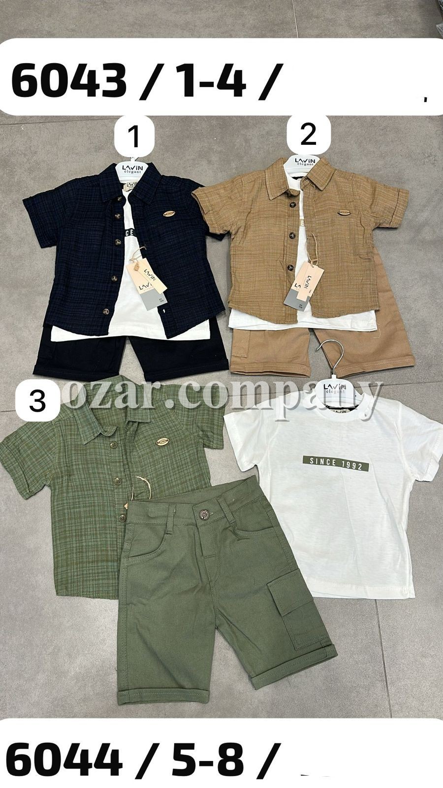 Костюм Тройка Для Мальчика Lavin (1-2-3-4лет) 