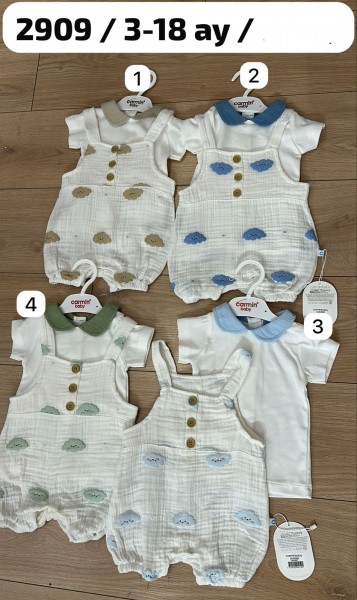 Муслиновый Песочник Для Мальчика Carmin Baby (3-6/6-9/9-12/12-18мес.)