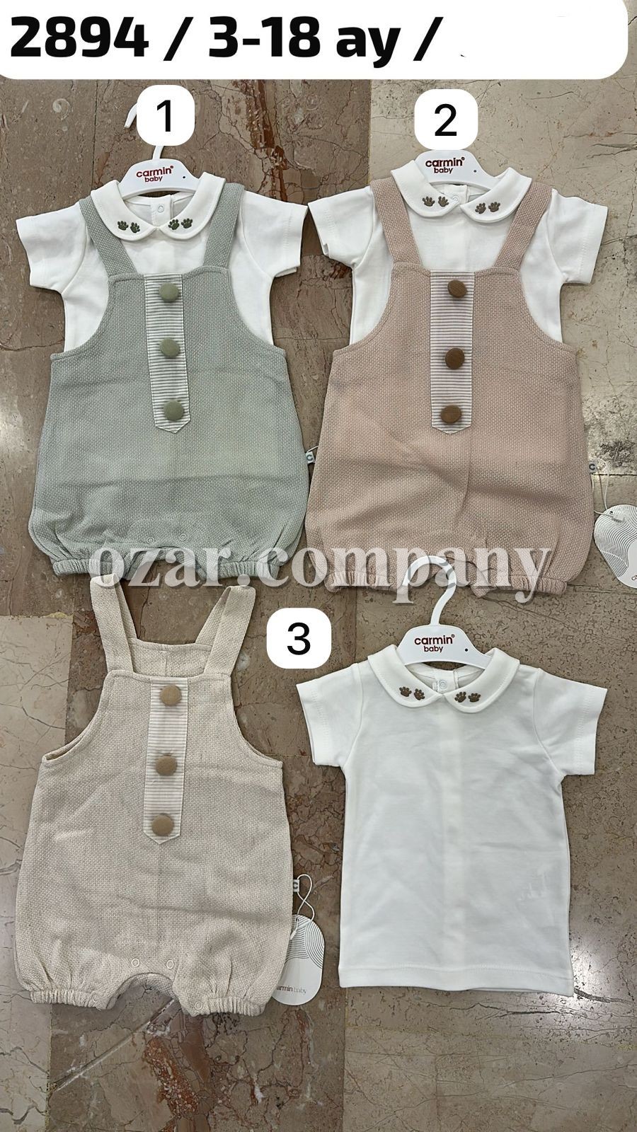 Песочник Для Новорождённых Carmin Baby (3-6/6-9/9-12/12-18мес.)