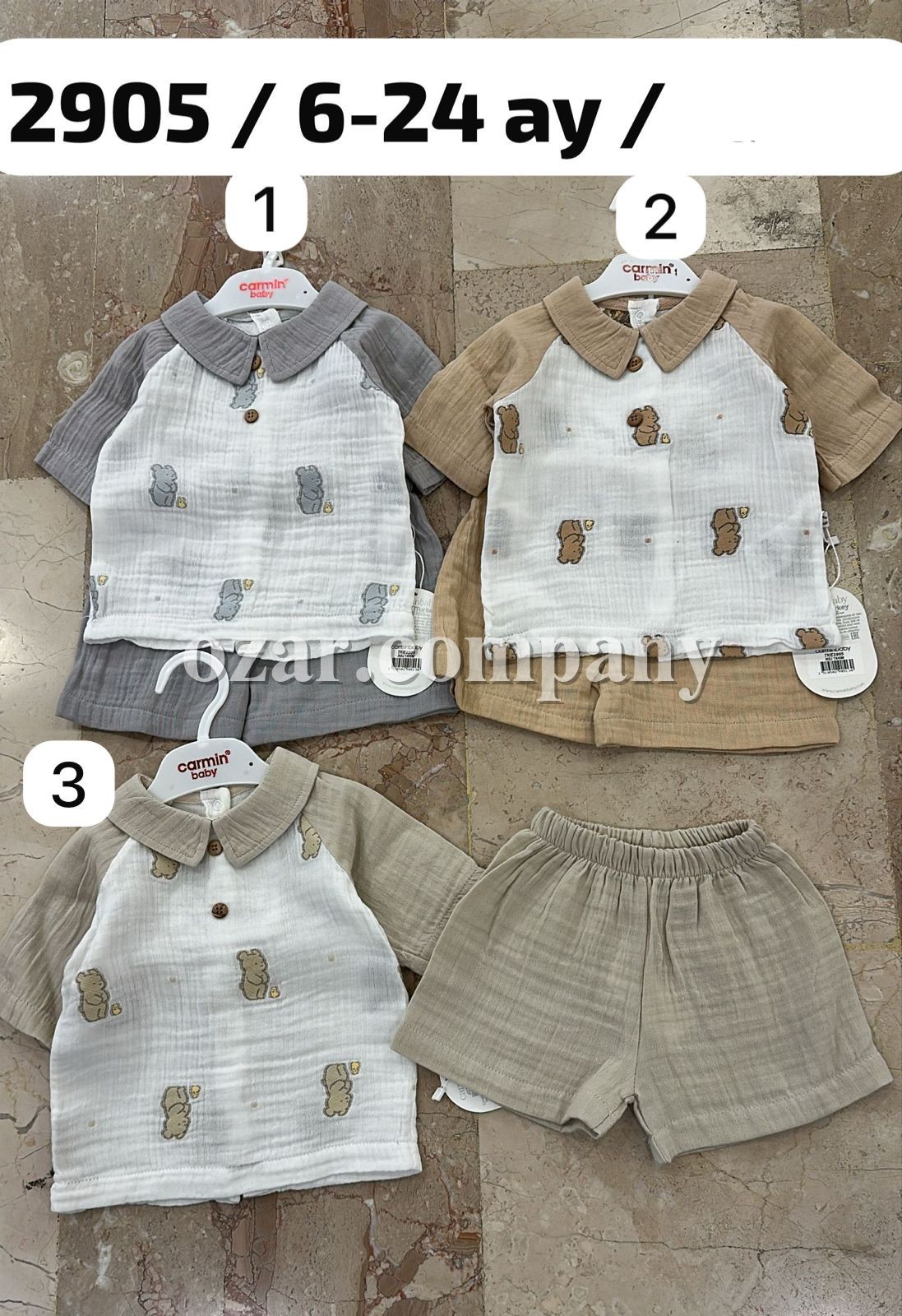 Муслиновый Костюм Для Мальчика Carmin Baby (6-9/9-12/12-18/18-24мес.)