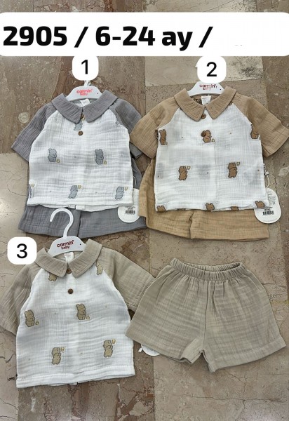 Муслиновый Костюм Для Мальчика Carmin Baby (6-9/9-12/12-18/18-24мес.)