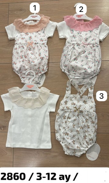 Бодик Для Девочки Carmin Baby (3-6-9-12мес.)