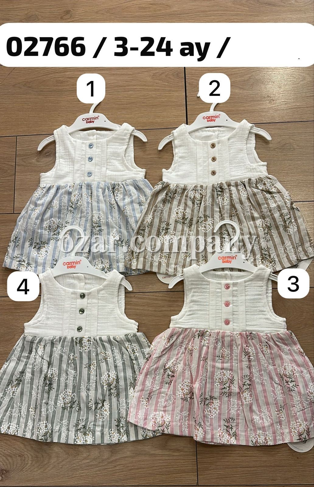 Платье Для Девочки Carmin Baby (3-6/6-9/9-12/12-18/18-24мес.)