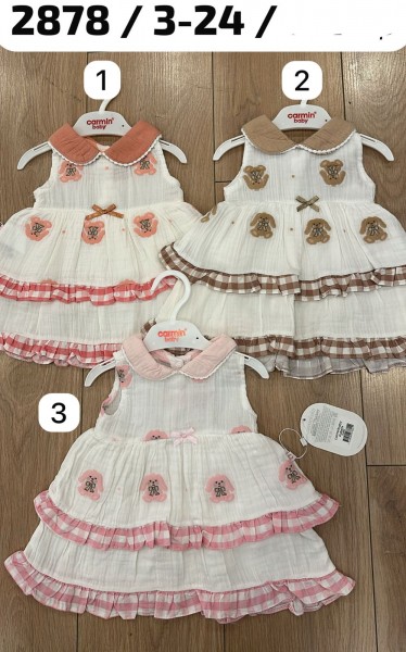 Муслиновое Платье Для Девочки Carmin Baby (3-6/6-9/9-12/12-18/18-24мес.)