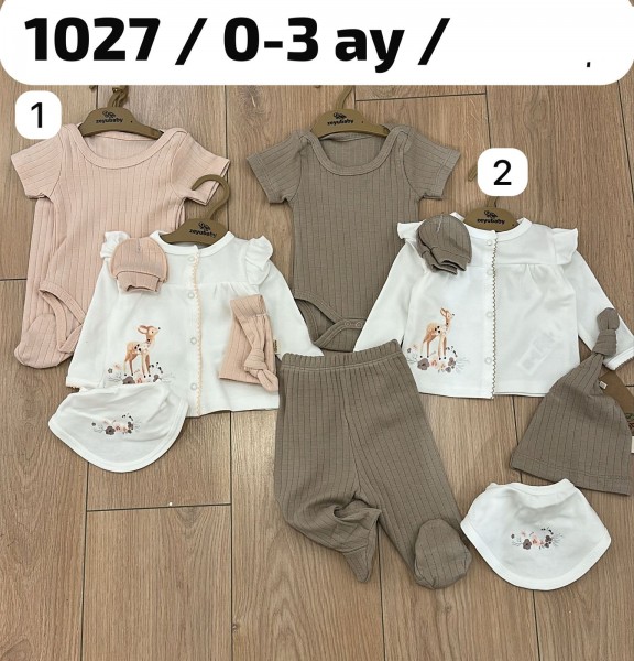 Комплект Для Девочки Zeyubaby  (0-3мес.)