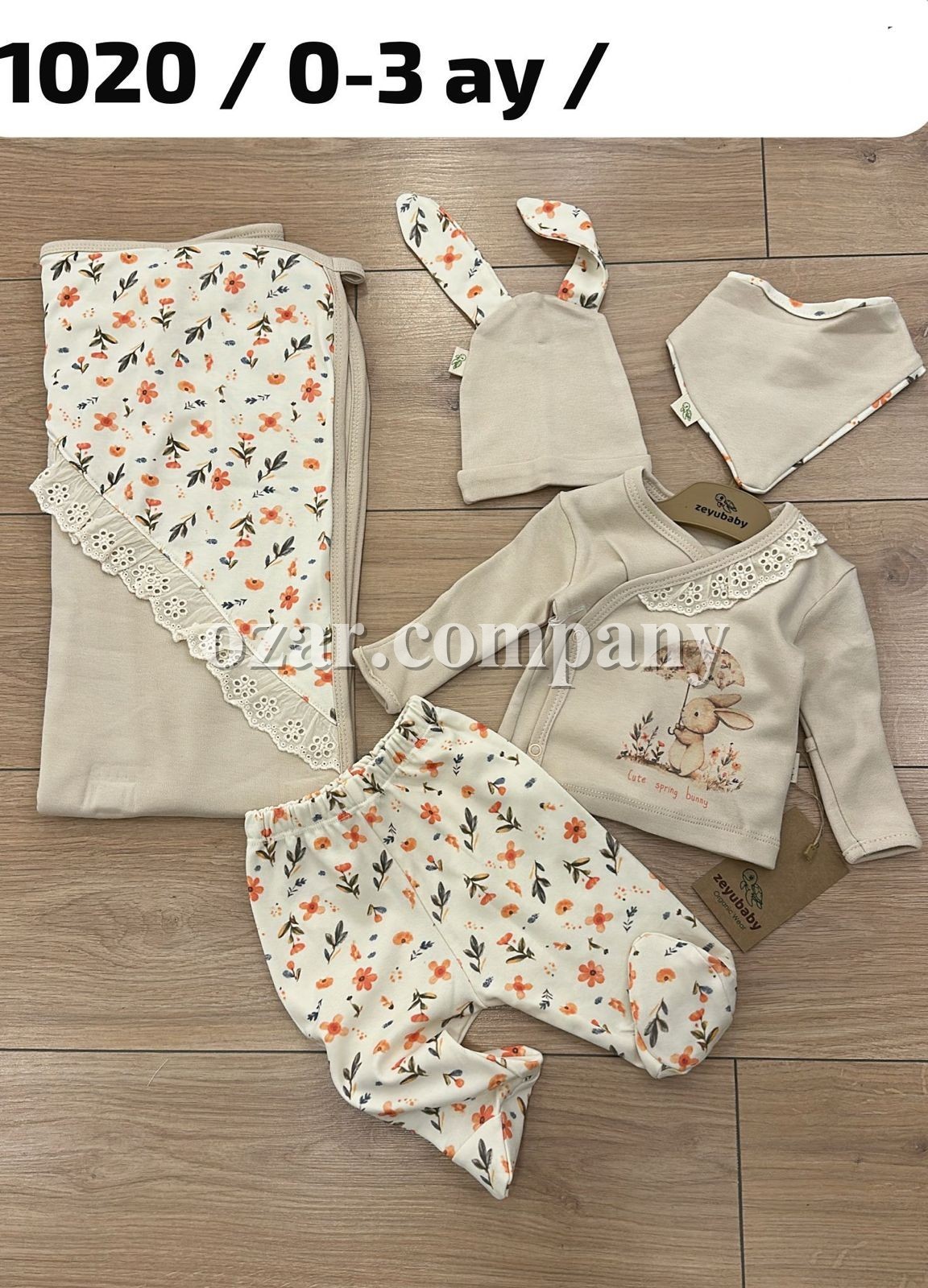 Набор Для Девочки Zeyubaby (0-3м)
