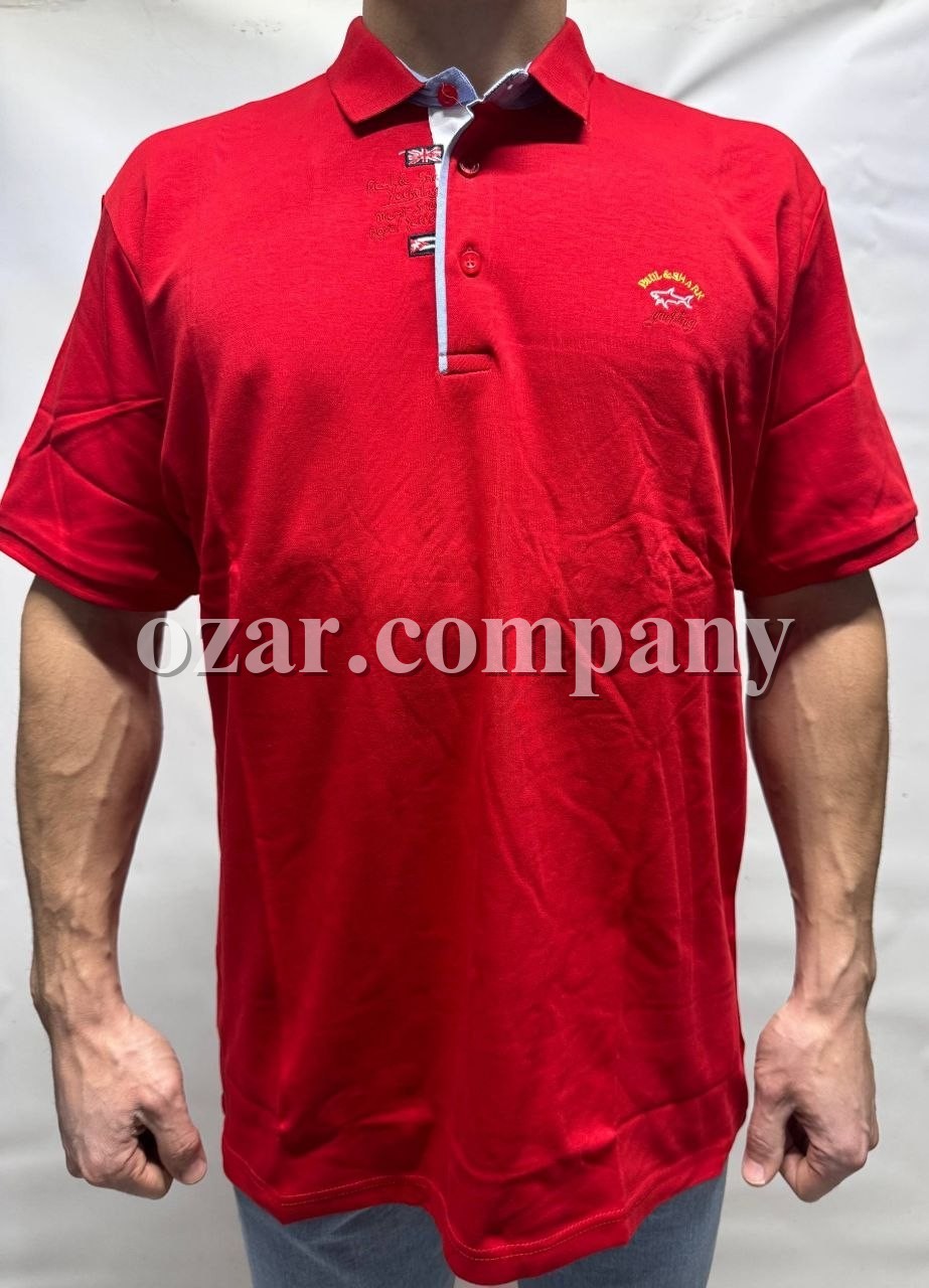 Мужская Футболка Paul&Shark (Большие размеры) 