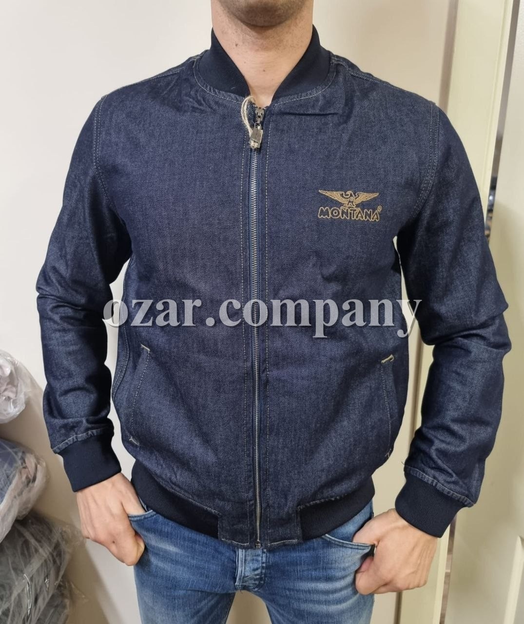 Мужской Джинсовый Бомбер Montana