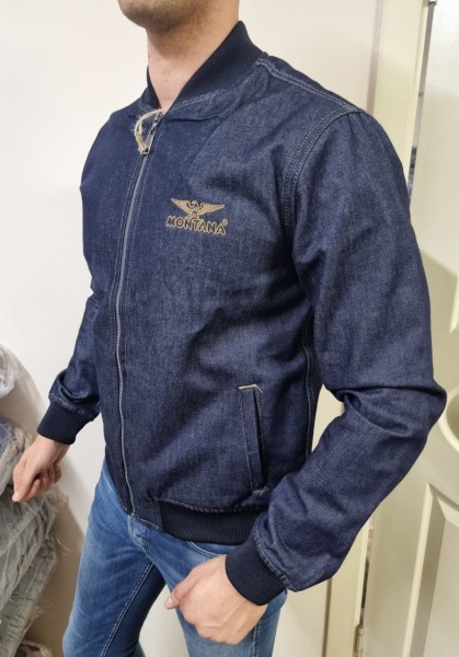 Мужской Джинсовый Бомбер Montana