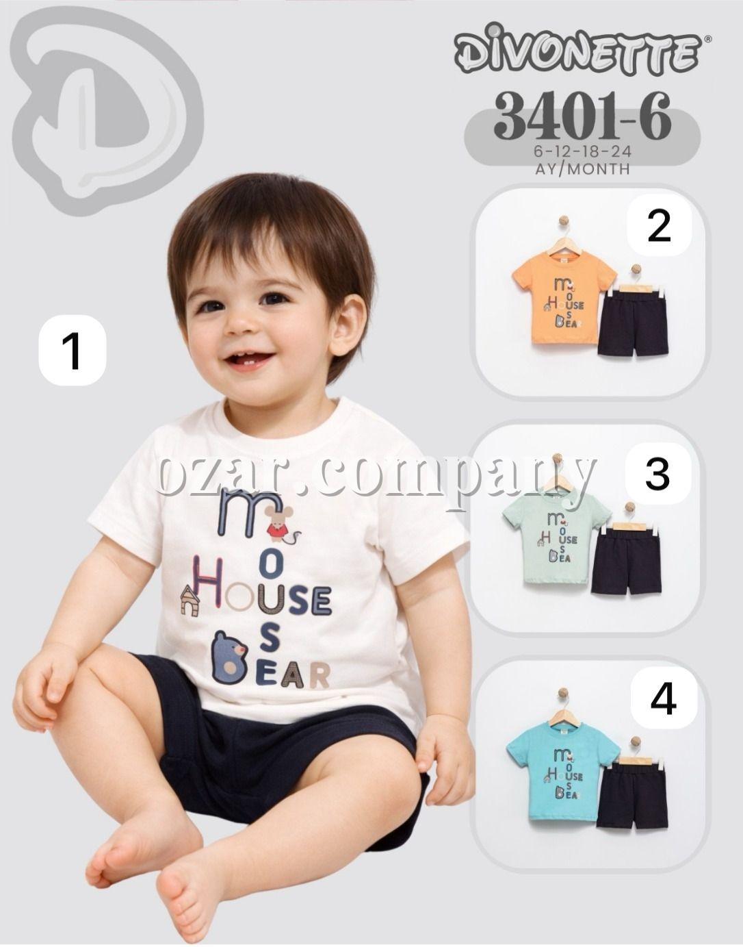 Костюм Для Мальчика Divonette (6-12-18-24мес.)