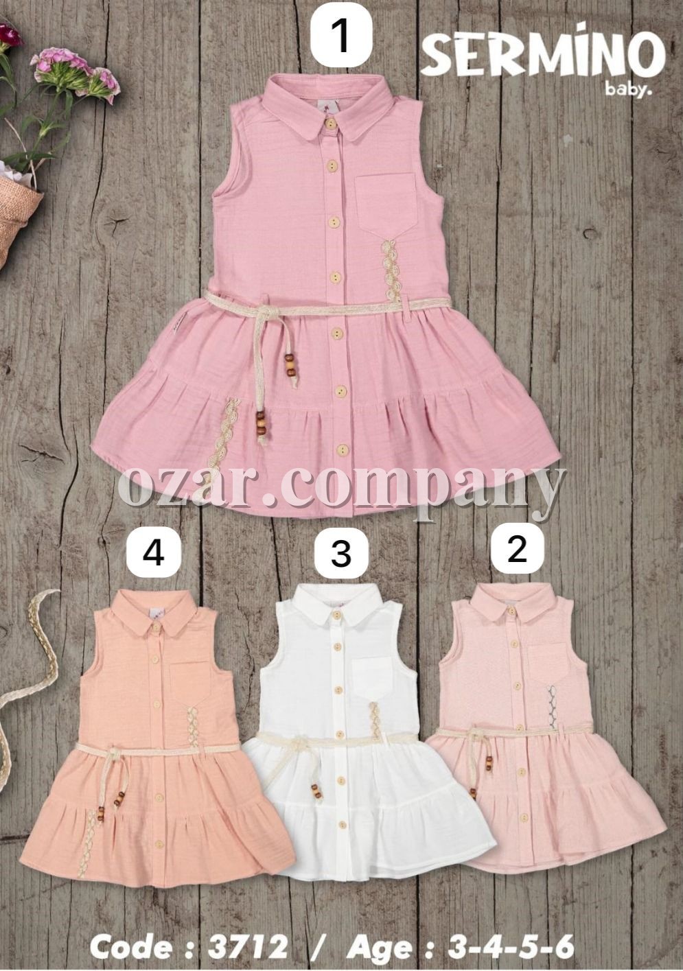 Платье Для Девочки Sermino (3-4-5-6лет) 