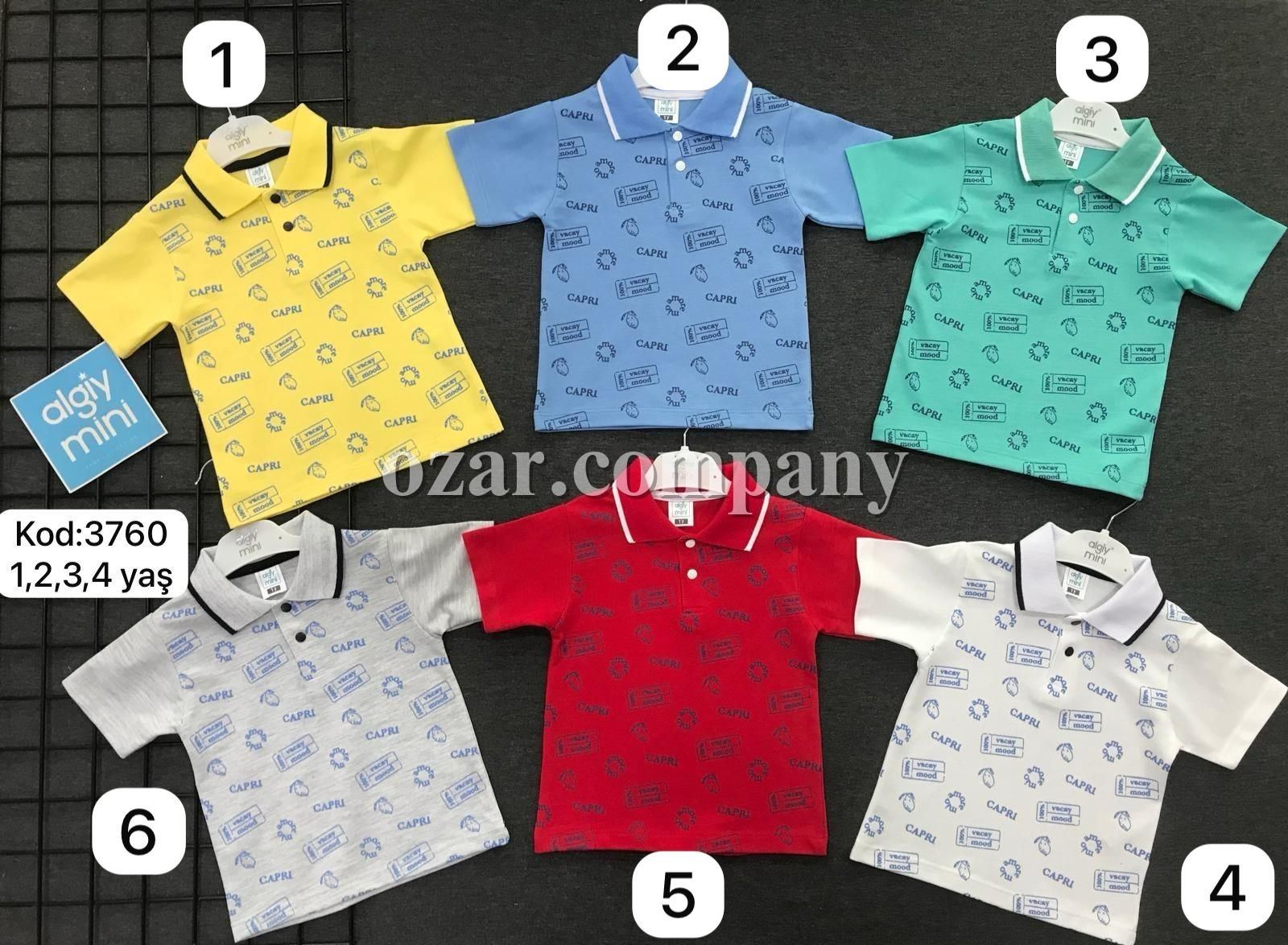 Футболка Для Мальчика Algiy Mini (1-2-3-4лет) 