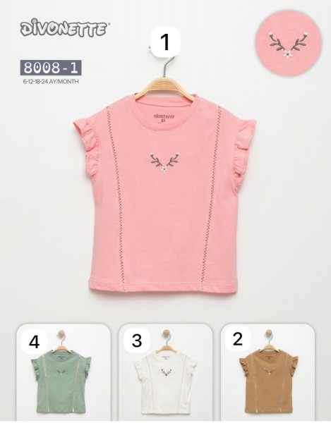Футболка Для Девочки Divonette (6-12-18-24мес.)