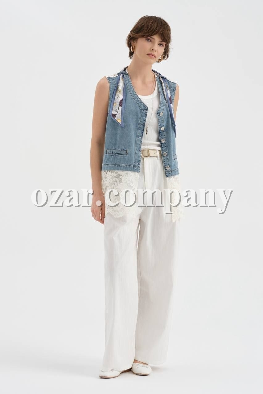 Женский Джинсовый Жилет TW3